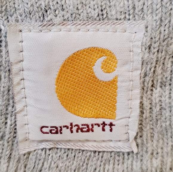 CARHARTT Men’s Gray Beanie Sticking Cap Hat- Size OS - Picture 2 of 3